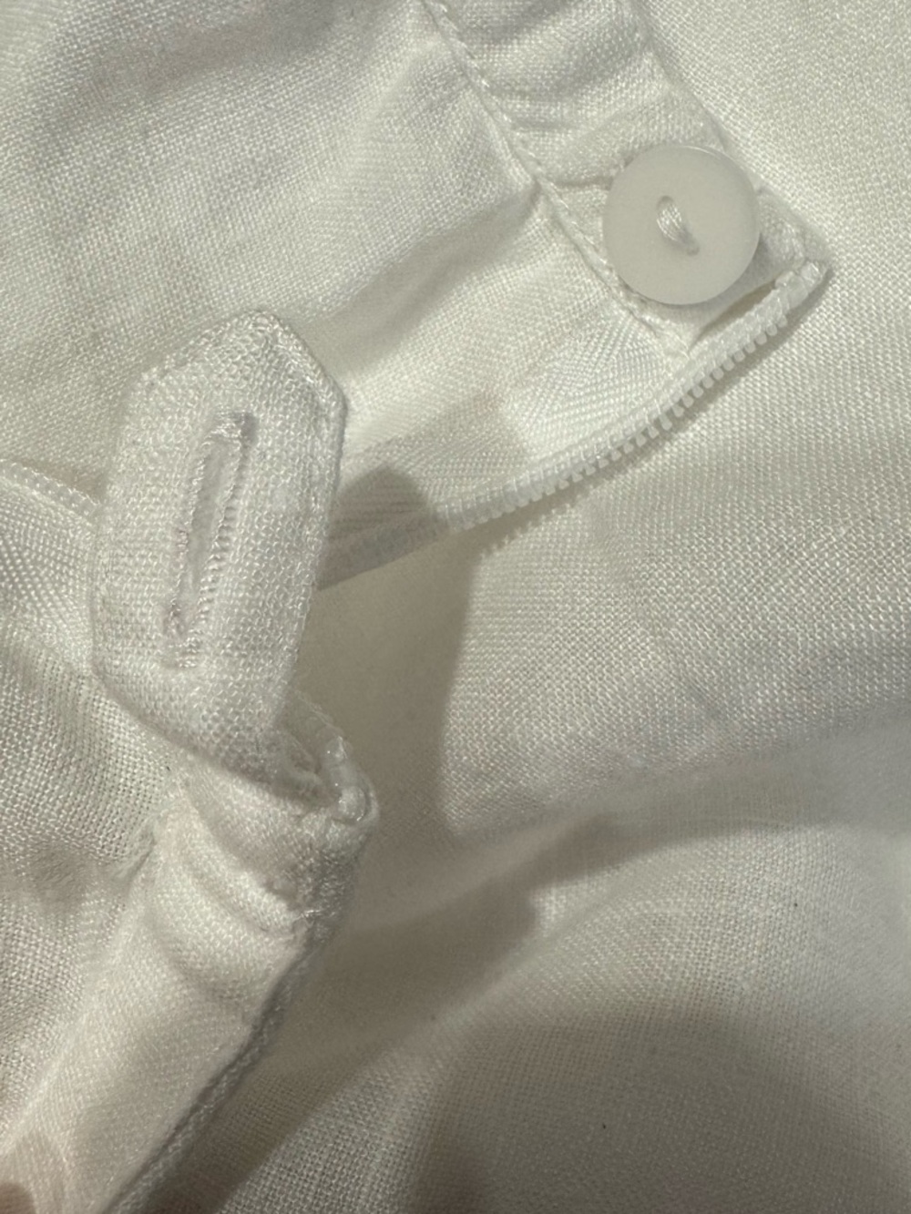 Eileen Fisher - White - 100% Organic Linen - Midi Skirt A Line - size Large / XL - Picture 7 of 12